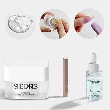 UV Gel Glue Kit Bundle