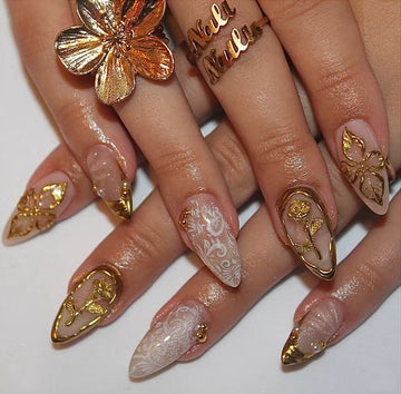 Vintage Gold Rose